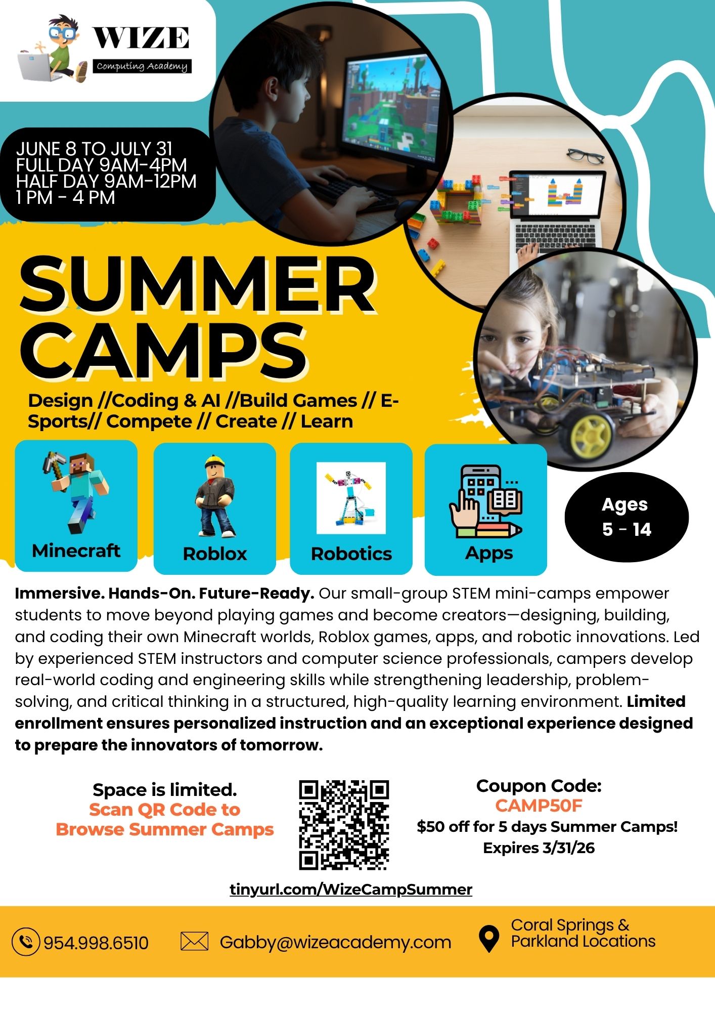 Summer Camp 2026 Flyer