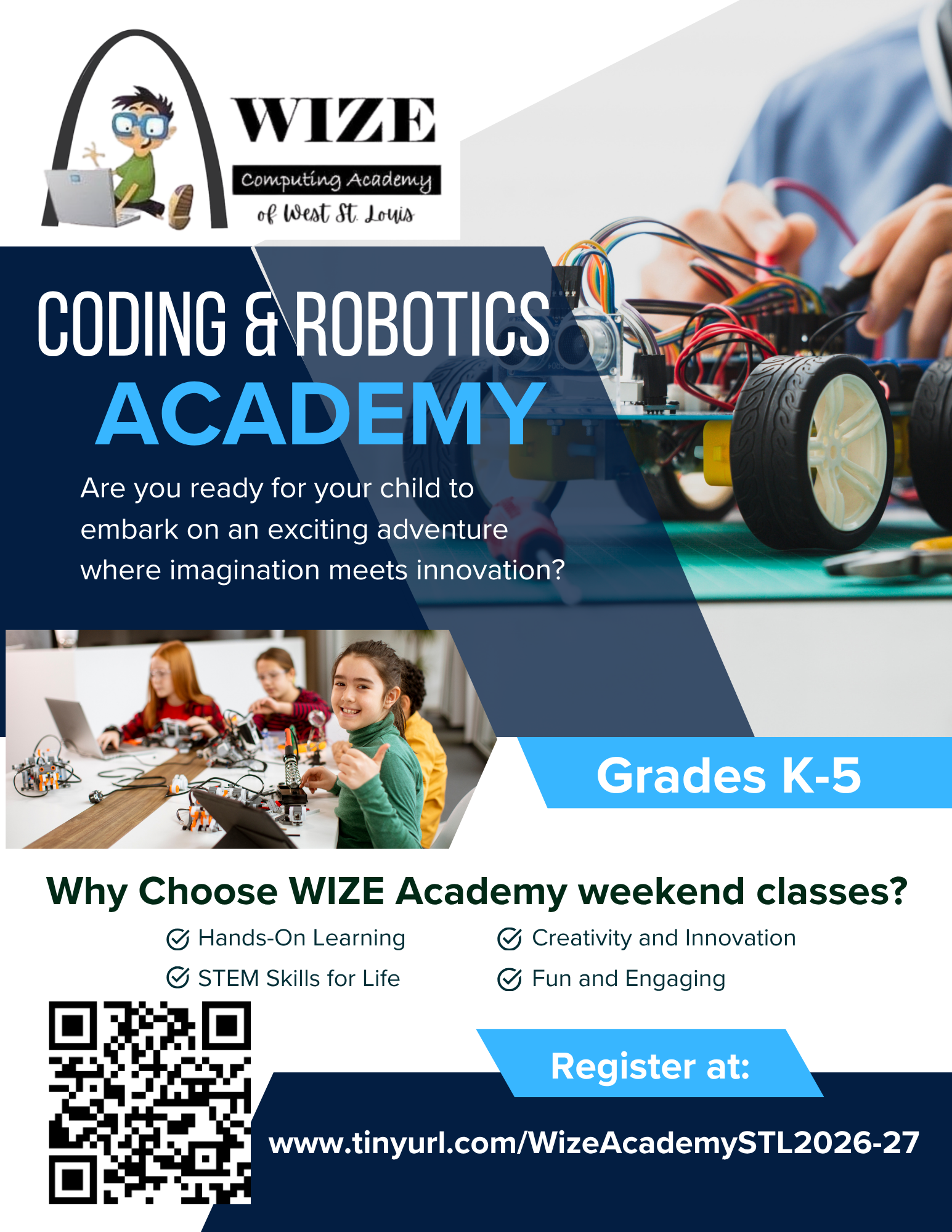 Coding and Robotics Academy flier